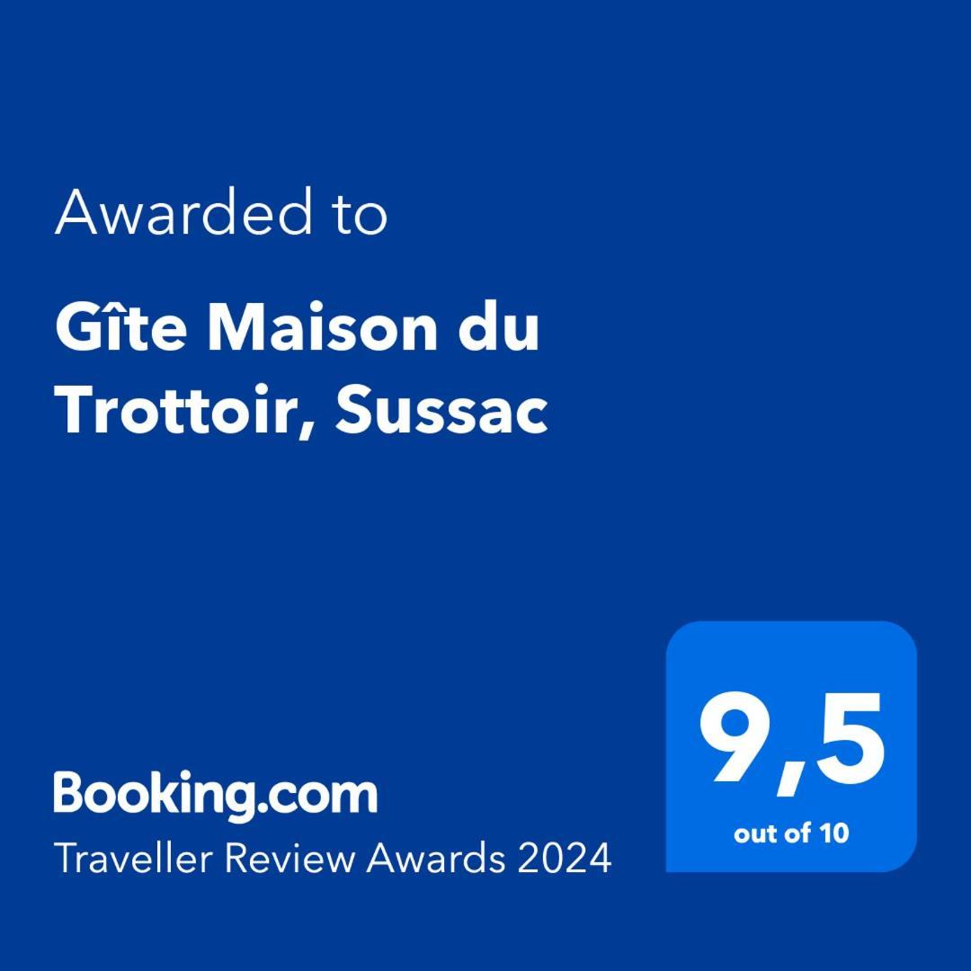 Gite Maison Du Trottoir, Sussac Exterior foto